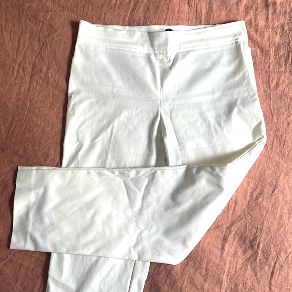 White Classic Pants - Picture 2 of 3